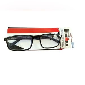 Ironman by Foster Grant Black Reading Glasses +1.50